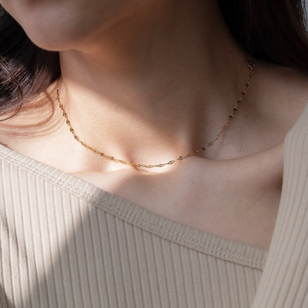 Collier Choker Doré