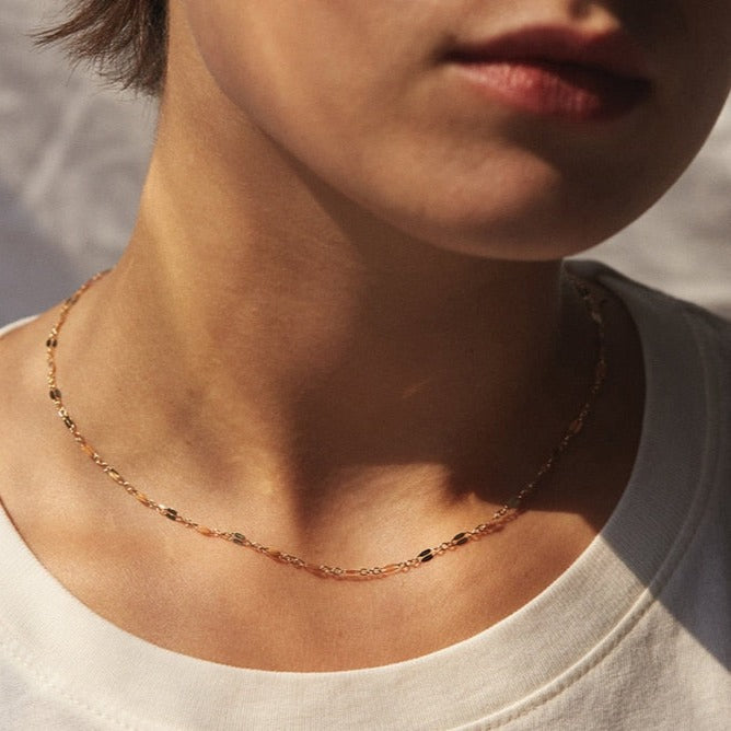 Collier Choker Doré