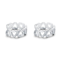 Boucles D'oreilles Clip En Forme De Cœurs