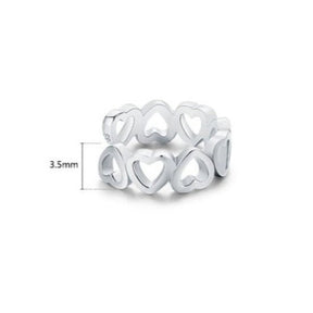 Boucles D'oreilles Clip En Forme De Cœurs