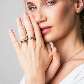 Mosaic Ring - Gold