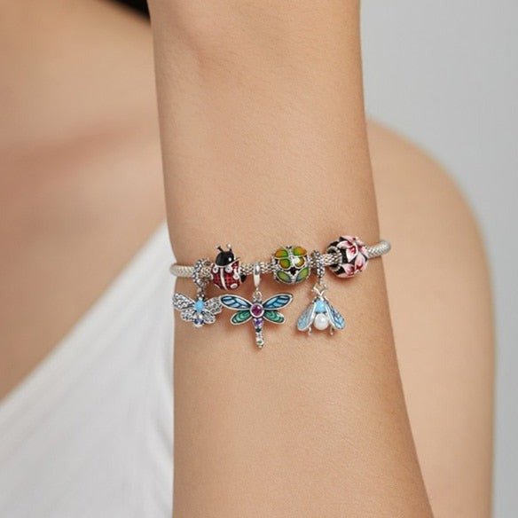 Charm Abeille Argent