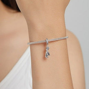 Charm Princesse Et Prince en Argent