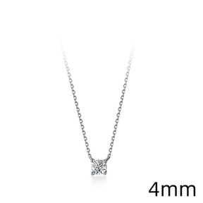 Collier En Argent Avec Point De Lumière